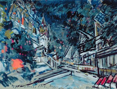 Szkic do opery „Opowieść o carze Saltanie” Nikołaja Rimskiego-Korsakowa (1844-1908), 1913 autorstwa Konstantin Alekseevich Korovin